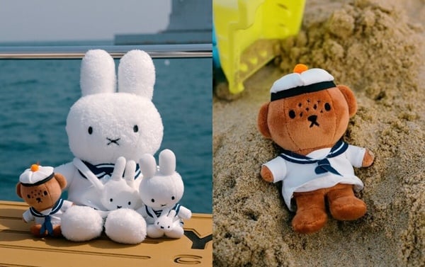 Miffy Cafe 釜山限定米飛兔玩偶吊飾，海軍款和阿珠媽款，可愛獨特。