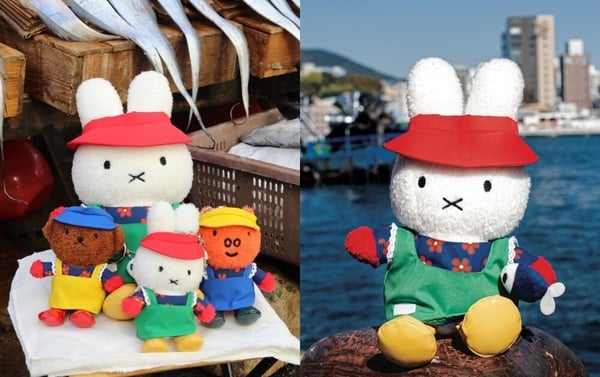 米飛兔迷必收藏，Miffy Cafe 釜山限定玩偶吊飾，送禮佳品。