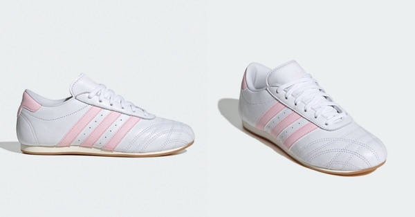 一、adidas Originals TAEKWONDO 運動休閒鞋：大熱薄底鞋，粉色超顯嫩（NT$3,490)