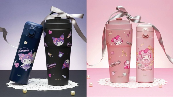 7-11「WOKYx三麗鷗系列」新登場！Kitty渾圓杯、酷洛米純透瓶、美樂蒂彈蓋瓶可愛必收