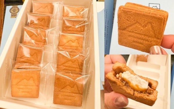 濟州島機場限定！Paris Baguette 花生/柑橘奶油夾心餅乾，酥脆餅乾搭配濃郁奶油內餡，香濃可口，是送禮自用的最佳選擇。