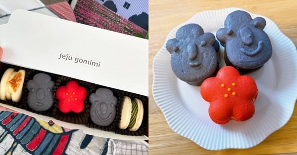 濟州島必買！Gomimi 石頭爺爺造型馬卡龍，可愛吸睛，多種口味，每日限量，送禮自用兩相宜。