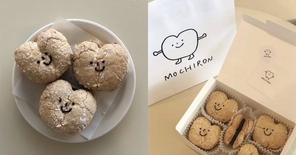 濟州島網紅甜點！MOCHIRON 達克瓦茲，鬆脆外殼搭配厚實內餡，多種口味，每一口都是幸福滋味。