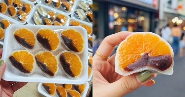 每日偶來市場排隊美食！老奶奶元祖橘子麻糬，傳統風味，真材實料，是濟州島旅行必嚐的甜點。