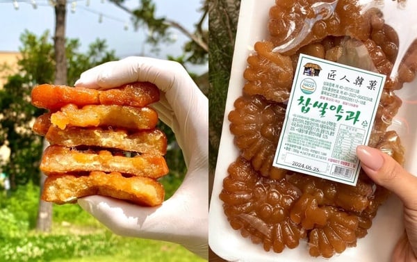 韓國傳統甜點！匠人藥果，蜂蜜、芝麻油和小麥粉製成，香酥可口，搭配茶飲更美味。