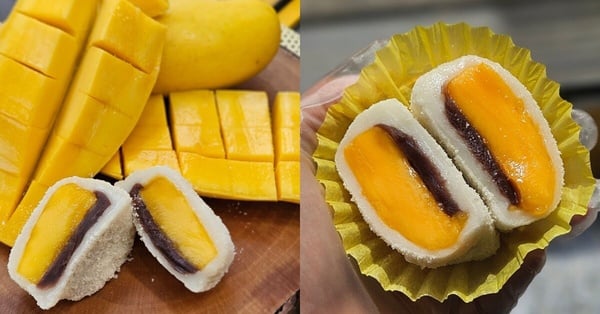 濟州島最強水果大福！수제홍과일모찌，手工麻糬皮搭配新鮮水果，口感軟糯，多種口味，冰過更好吃。