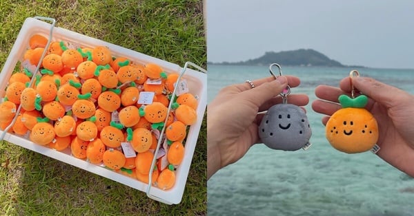 超萌伴手禮！mumu Jeju 柑橘娃娃和玄武岩娃娃，造型獨特，質感精緻，掛在包包上超吸睛。