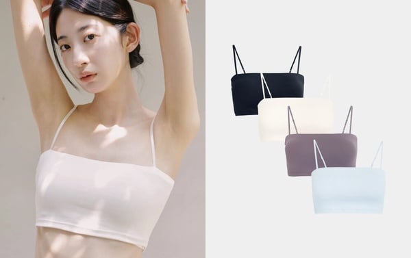 涼感 Bra Top 推薦：EAR 夏日超彈平口 bra top