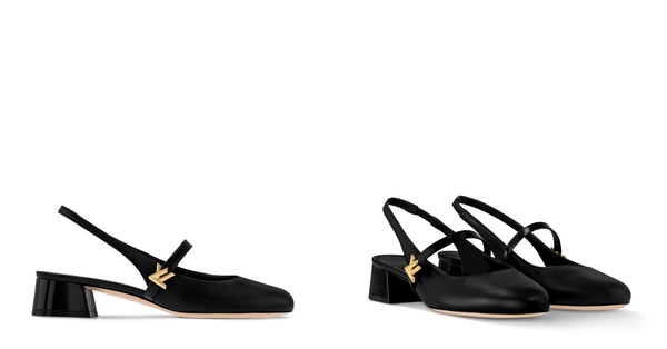 Louis Vuitton Romy 露跟高跟鞋-黑色，小羊皮材質，舒適優雅，適合各種場合，是LV精品面試鞋推薦。(2025精品面試鞋)
