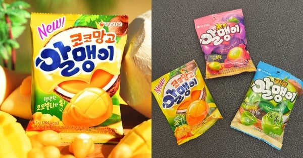 韓國超市必買伴手禮1：ORION好麗友 水果剝皮軟糖