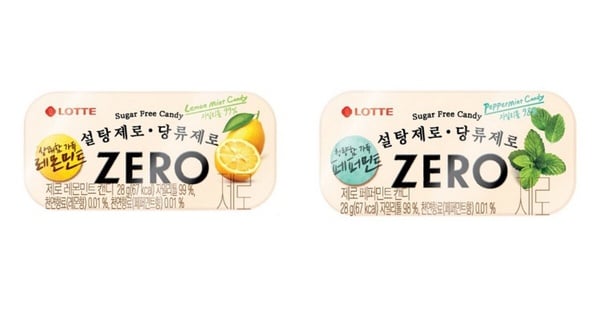 韓國超市必買伴手禮12：LOTTE Zero 零度薄荷糖