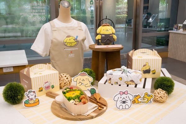 台灣才有！ABC Cooking Studio聯名三麗鷗推「布丁狗便當」，還有布丁狗聯名吊飾、圍裙