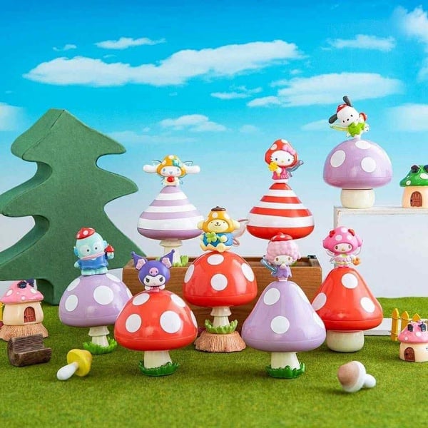 7-11「三麗鷗蘑菇精靈盲盒」登場！再推吉伊卡哇小手指公仔、蠟筆小新COS系列掛飾盲盒