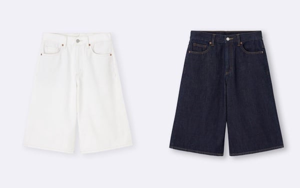 GU 爆紅單品推薦：Jorts 牛仔短褲，NT$790