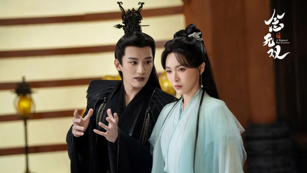 唐嫣和劉學義在《念無雙》中演繹神女與祭司的奇幻愛情。