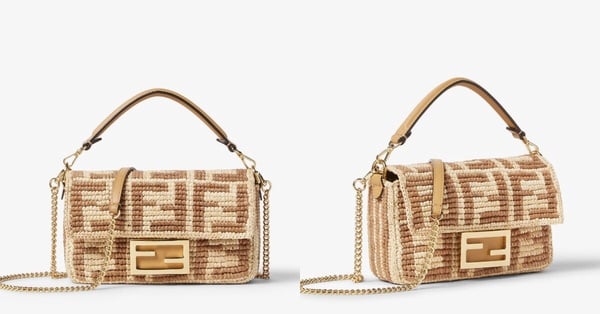夏日編織包推薦：FENDI 迷你Baguette，NT$73,400
