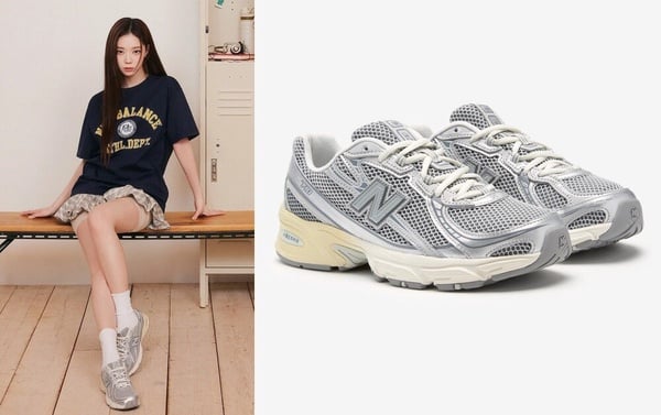New Balance 740 金屬銀配色，凸顯其輕盈和機能感兼具的設計。