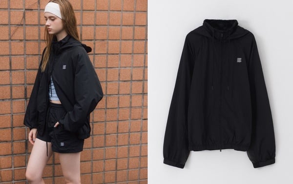 PAZZO LOGO 抗 UV 輕量防曬外套，防潑水、透氣網布，機能性強。