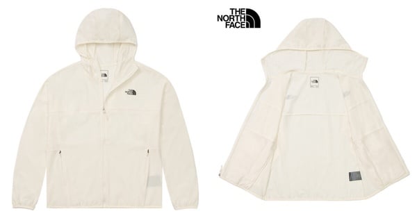 The North Face 北面女款 UPF 防潑水防曬防風外套，三效合一，戶外運動必備