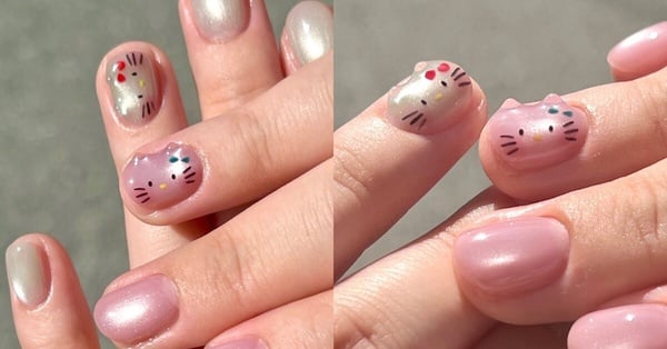 立體 Hello Kitty 美甲