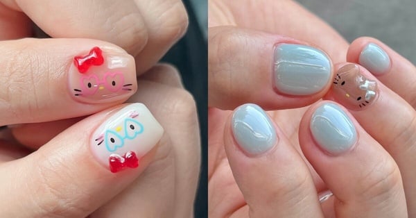 IG 爆紅 「Hello kitty 美甲範本」整理：立體貓耳朵超可愛、曬黑Kitty指定率最高！