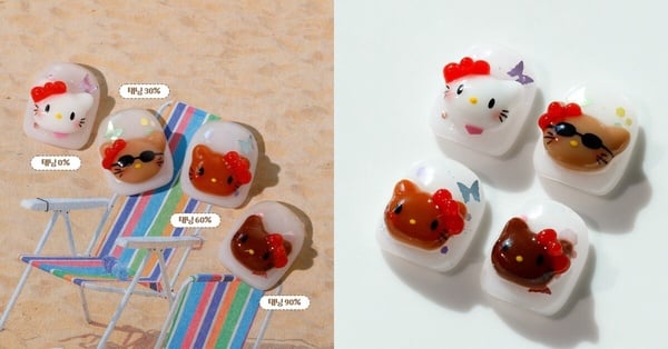 IG 爆紅 「Hello kitty 美甲範本」整理：立體貓耳朵超可愛、曬黑Kitty指定率最高！