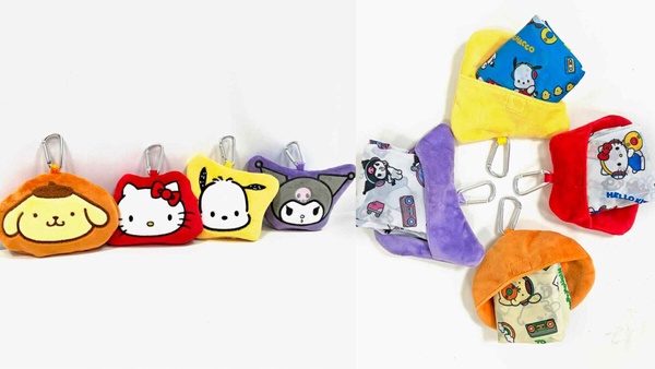 7-11「三麗鷗周邊」可愛登場！KITTY坐墊、面紙套、酷洛米吊飾提袋、派對系列玩偶必收