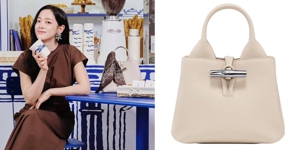 Longchamp 新包推薦：Le Roseau 手提包 XS，NT$23,500（金世正同款）