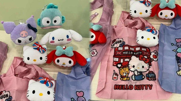 7-11「三麗鷗福袋」2025登場！KITTY大臉面紙套、摺疊購物車太可愛，6種價格25款一次看