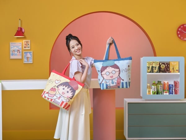  全聯小丸子積分樂加價購商品「保溫保冷袋袋」，大容量設計，適合外出購物或野餐使用。
