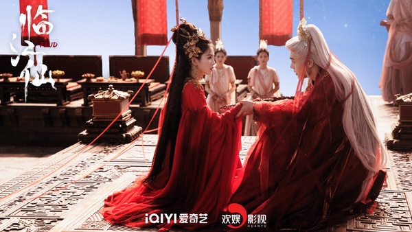 《臨江仙》男主角曾舜晞的玄尊造型，飾演與女主角愛恨糾葛的白九思