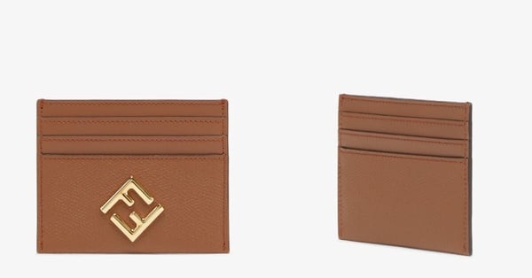 精品名片夾推薦：FENDI FF Diamonds卡片夾，NT$9,500