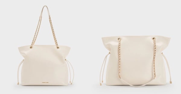CHARLES &amp; KEITH Arya 皮穿鍊肩背包：輕巧耐用、容量充足