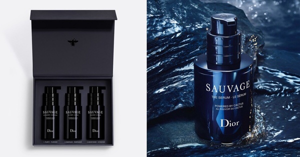 Dior Sauvage曠野之心男士保養旅行組，包含潔面乳與保濕精華等三款產品，是高質感的精品父親節禮物