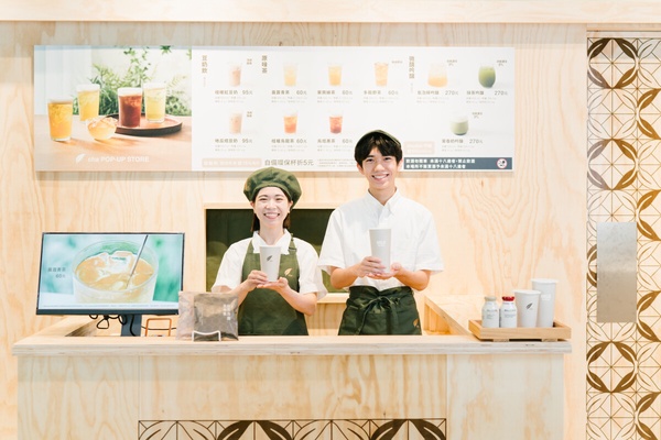 MUJI無印良品開手搖飲店「cha POP UP STORE」7/10~9/30期間限定登場！