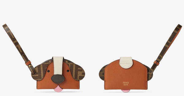 精品童趣造型卡夾推薦：FENDI Best Friends Forever卡片夾（小狗款），NT$16,000
