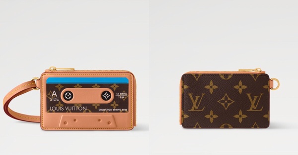 精品童趣造型卡夾推薦：Louis Vuitton Tape 名片夾，NT$26,300