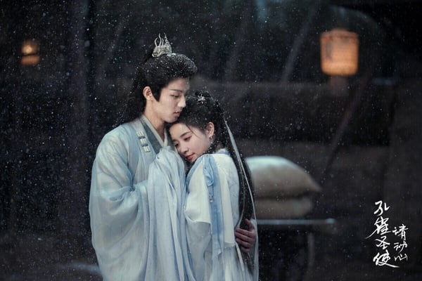 《孔雀聖使請動心》是一部甜寵穿越短劇，男主周峻緯演過《寧安如夢》的男三，顏值挺高，主角也有CP火花。前期是輕鬆的小甜劇氛圍，然而大結局卻引起劇迷不滿，好好的穿越甜劇，卻迎來開放式偏悲的收尾，讓想嗑糖的觀眾很不滿。不過《孔雀聖使請動心》還是開出6.2的高分，贏過不少長劇呢！