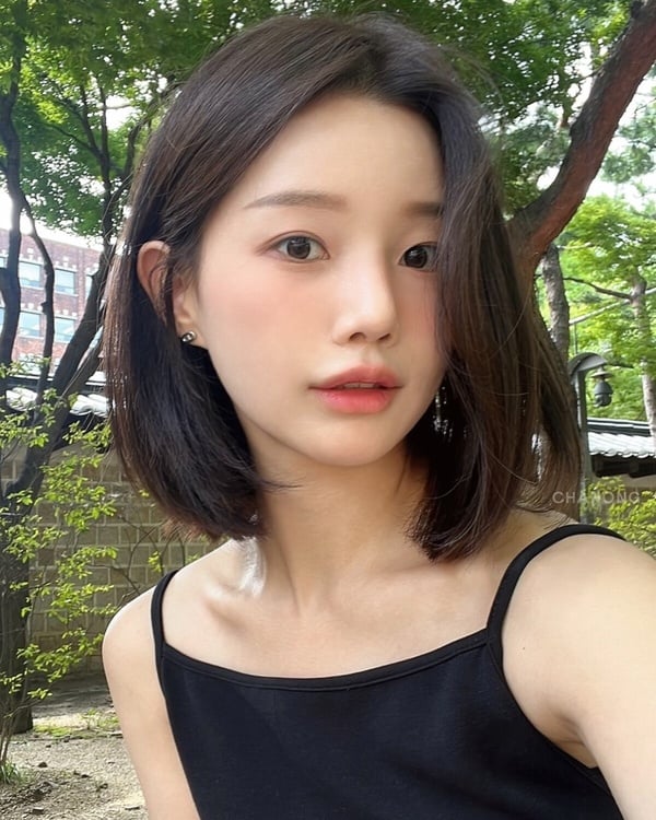 瀏海+短髮髮流整理技巧，不亂翹