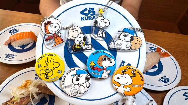 史努比粉收！藏壽司聯名史努比扭蛋7/25開扭，全13款扭蛋、史努比大玩偶、提袋必收