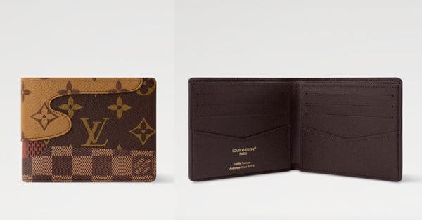LV Slender短夾,結合Monogram、Damier與Monogram Reverse帆布,展現Monogram Landscape設計主題