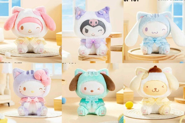 7-11「三麗鷗萌小貓盲盒」可愛登場！6款人氣角色必收藏，再推CareBears、蠟筆小新盲盒