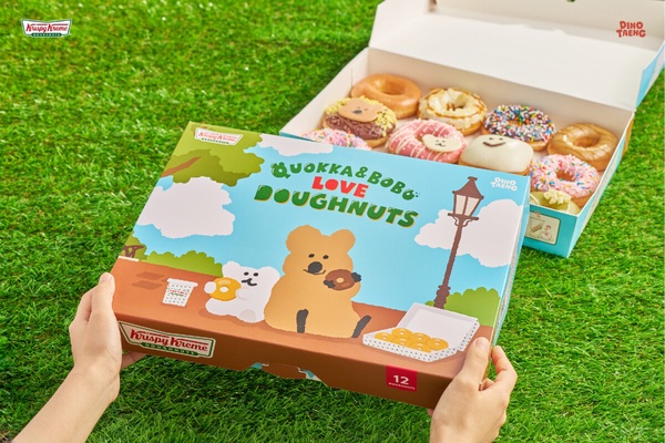 Krispy Kreme聯名DINOTAENG「QUOKKA &amp;amp; BOBO」甜甜圈7/25開賣