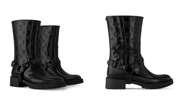 5.Louis Vuitton Drops 低筒平底雨靴