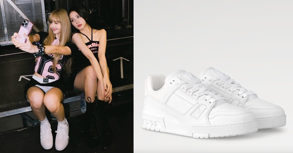 Lisa 著用：Louis Vuitton Trainer 運動鞋