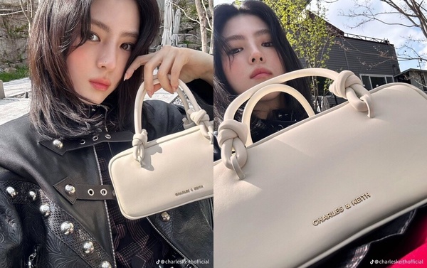CHARLES &amp; KEITH Sammie 扭結保齡球包，NT$2,190
