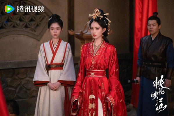 《桃花映江山》是權傾朝野的宰相vs.和親公主先婚後愛的故事，講述祁國左相沈在野因一次政敵處心積慮的陷害，不得不迎娶北苑國和親公主姜桃花。一個腹黑狠辣，一個狡猾伶俐，二人鬥智鬥勇、互相算計，在被迫合作中又暗生情愫。