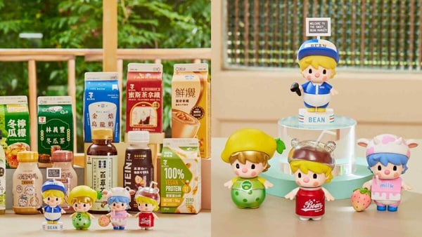7-11「飲料抽抽樂」優惠!聯名泡泡瑪特小甜豆公仔,再推統一布丁霜淇淋&水蜜桃思樂冰
