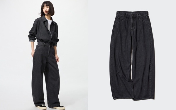 UNIQLO 繭型牛仔褲：日韓銷售TOP1、灰色賣到店上大缺貨，NT$1,290