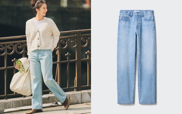 UNIQLO and JW ANDERSON 聯名系列直筒牛仔褲：平價買到 Dior 等級設計，NT$1,290